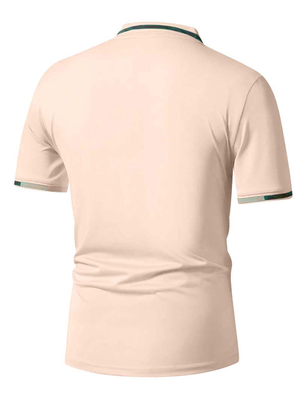 Polo T Shirt for Men || Men Casual T-Shirt || Polo (Polo-43-Chiku) Beige - Image 3