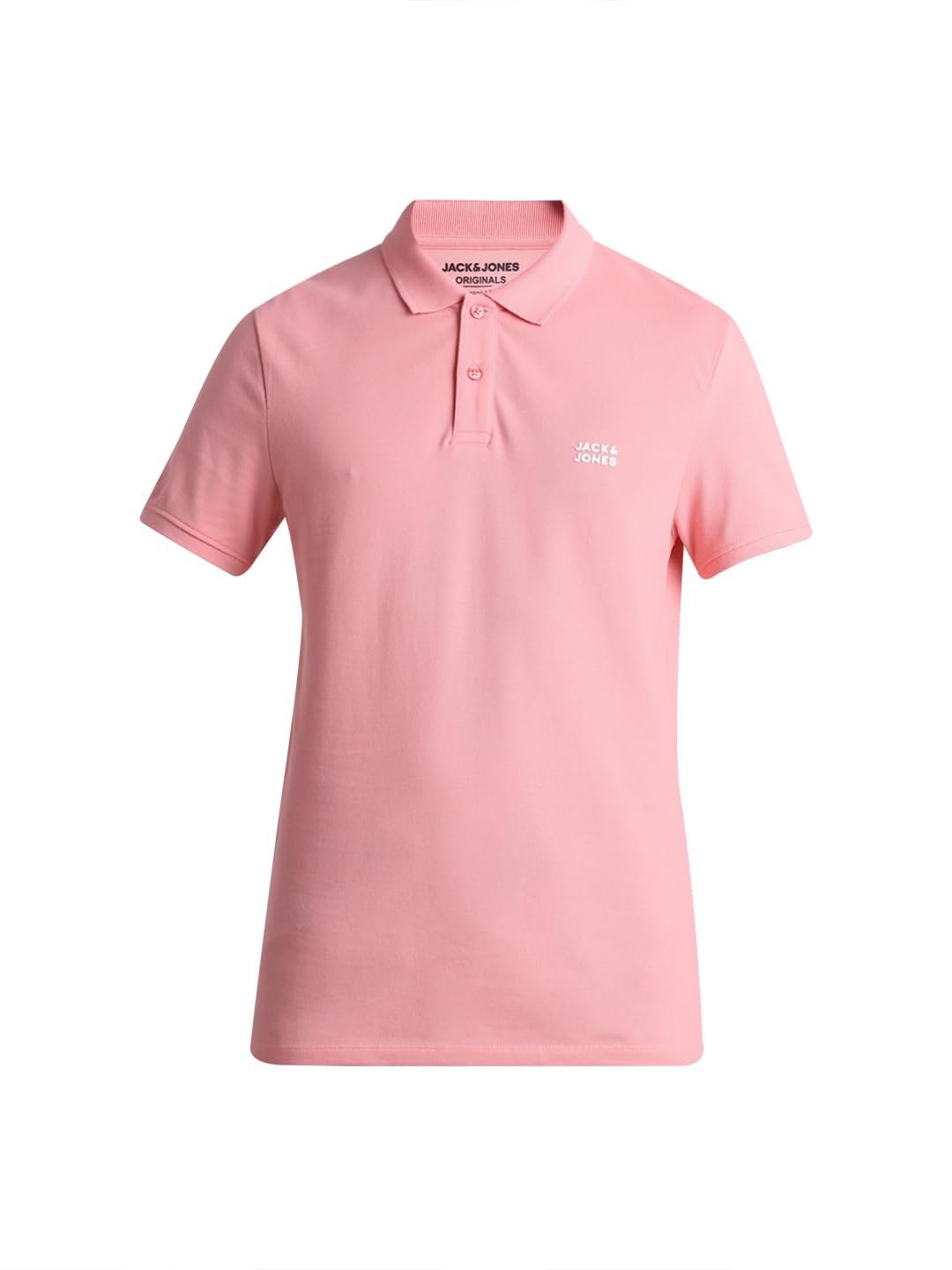 Mens Cotton Pink Slim Fit Polo, Large - Image 7