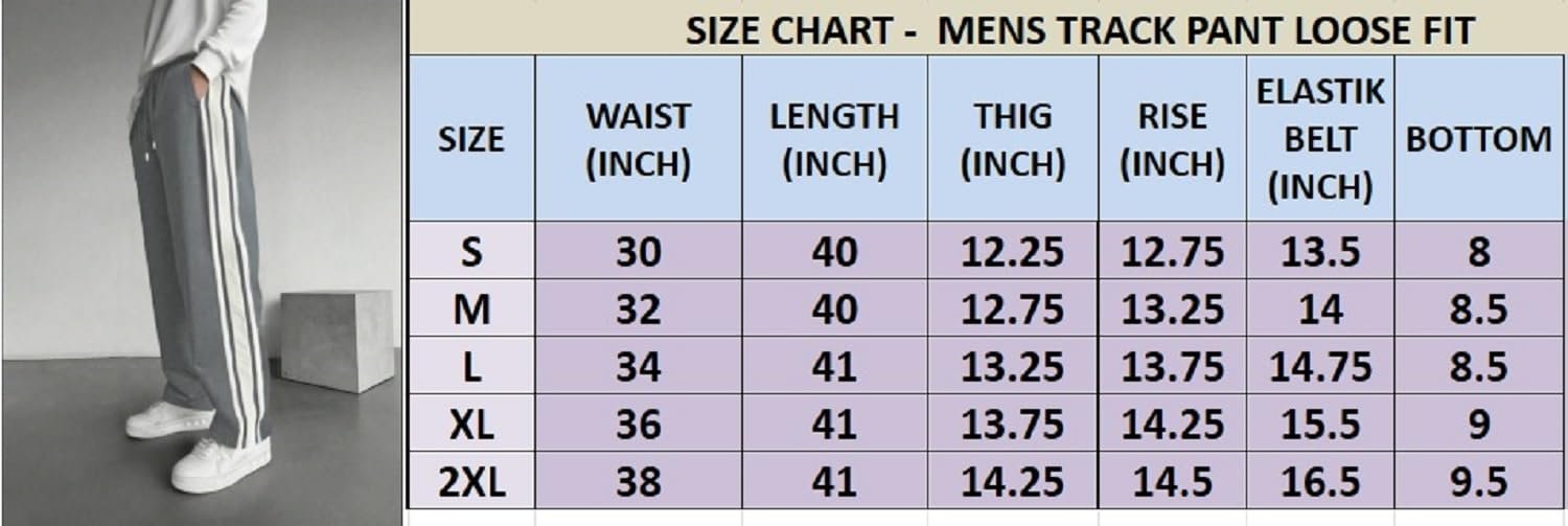 Track Pant for Men || Regular Fit Jogger Track Pant (TP-93-Light-Grey-XL) - Image 6