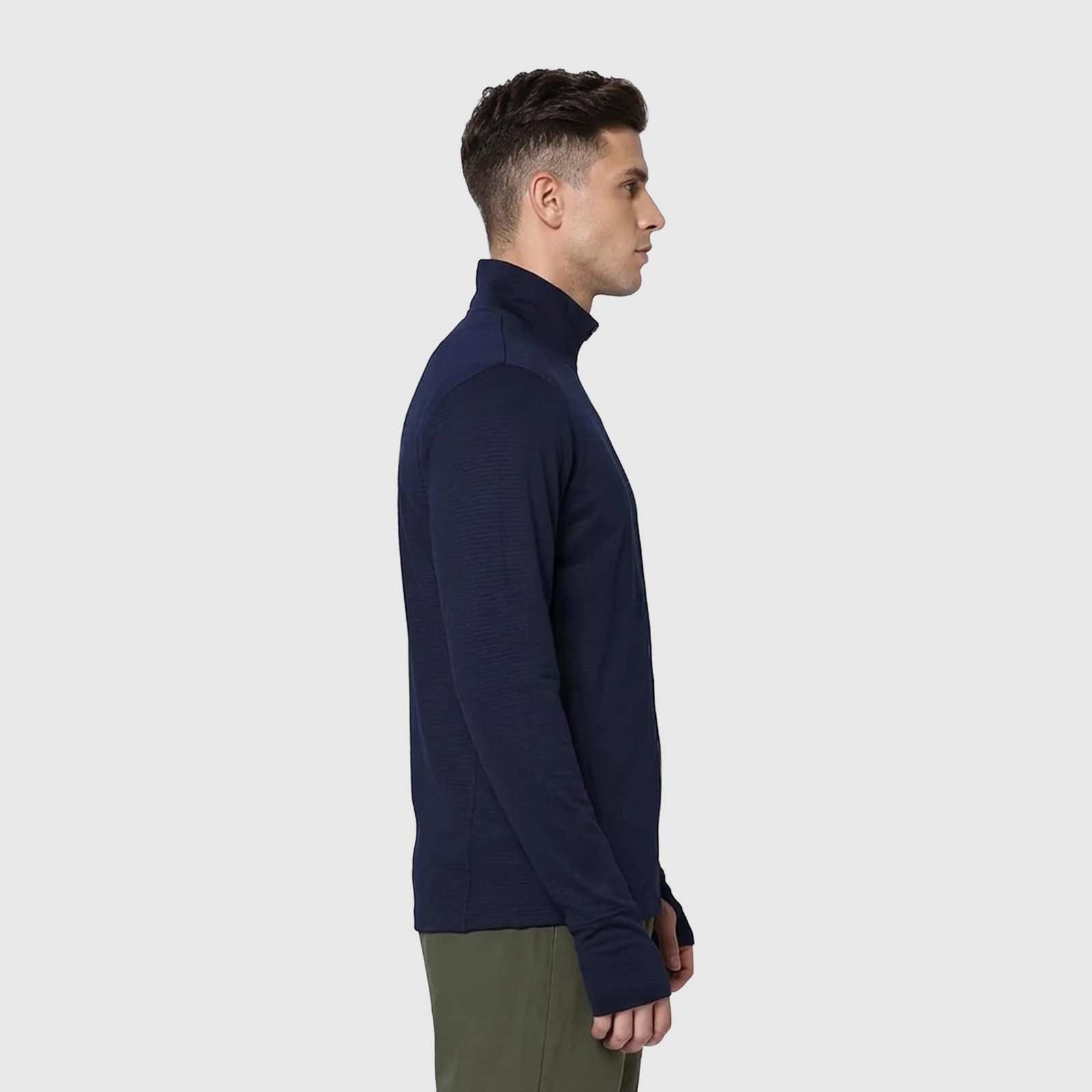 Sunscreen Jacket for Men | UPF 50+ UV Protection | Lightweight & Breathable Jacket with Odor Control Technology | Anti-Tan Shield Formula | Navy - Image 6