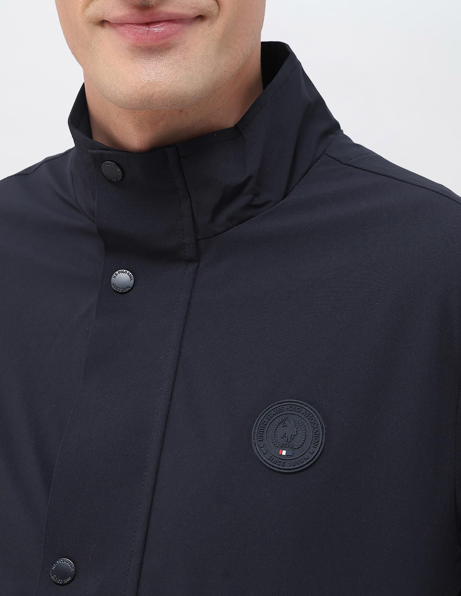 Mens Transitional Jacket Full Sleeve Jackets (USJCKS020_NAVY) - Image 7