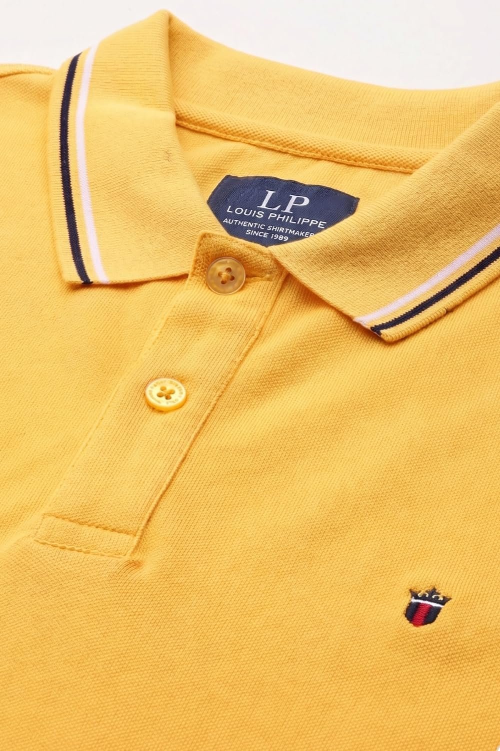 Men's Cotton Solid Slim Fit T-Shirt (Lykpcslpa79282_Yellow - Image 6
