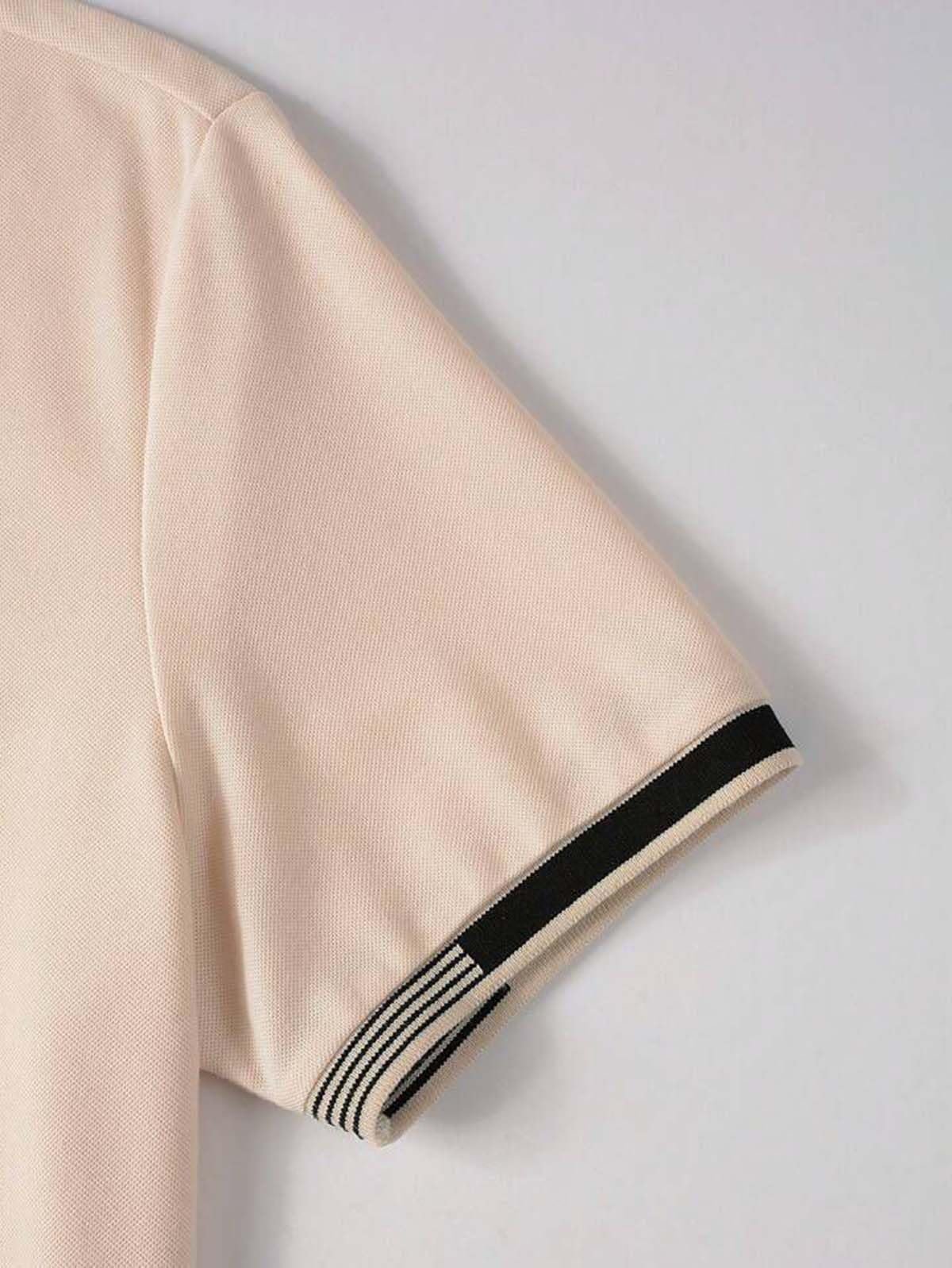 Polo T Shirt for Men || Men Casual T-Shirt || Polo (Polo-43-Chiku) Beige - Image 5