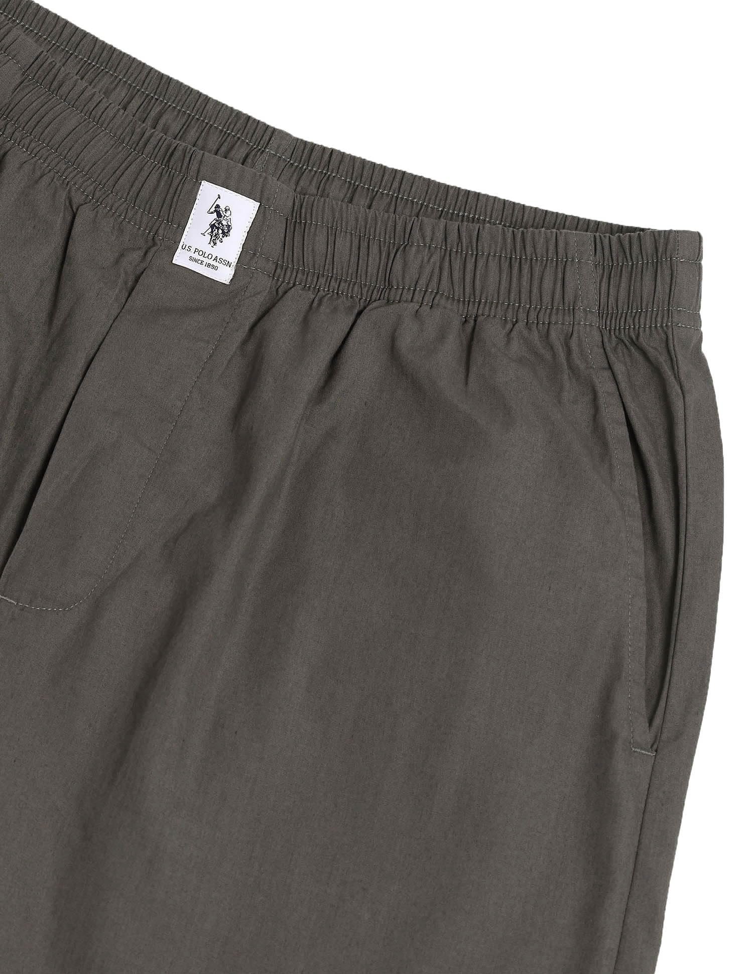 . Mens OELP6 Mid Rise Solid Lounge Track Pants(OELP6-PL_Coal Grey_M) - Image 2